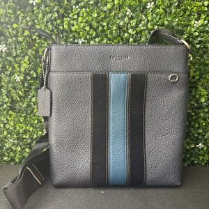 Coach Metropolitan Slim Messenger Varsity Stripe Law Enforcement Police Cop